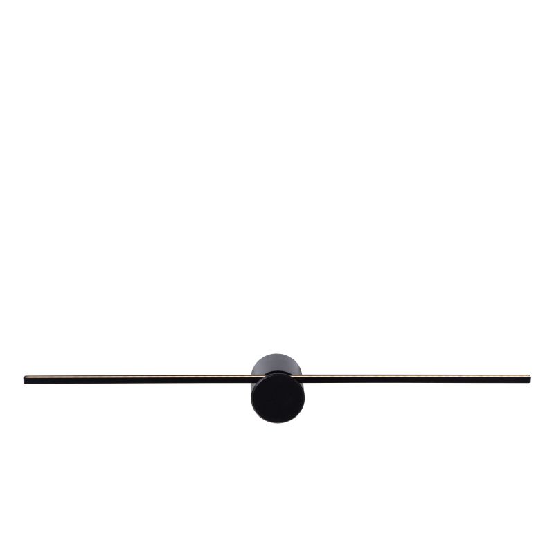 Lucide MIZAR - Nástenné svietidlo Kúpeľňové - LED - 1x6W 2700K - IP44 - Čierne